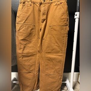 Carhartt loose fit double front dungaree.